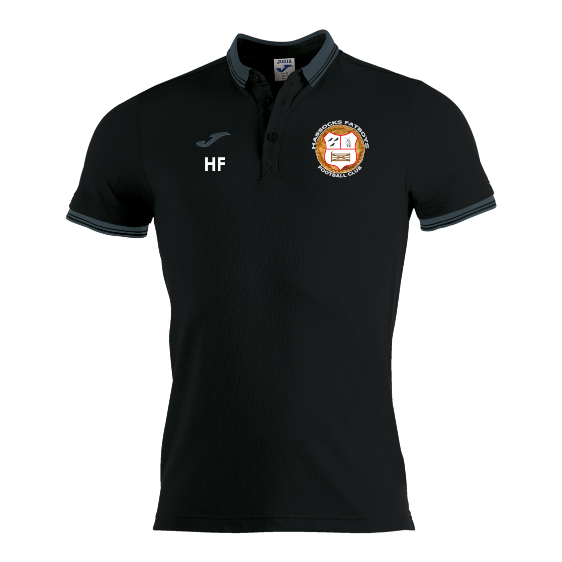 Hassocks Fatboys FC Polo Shirt Black (Bali)
