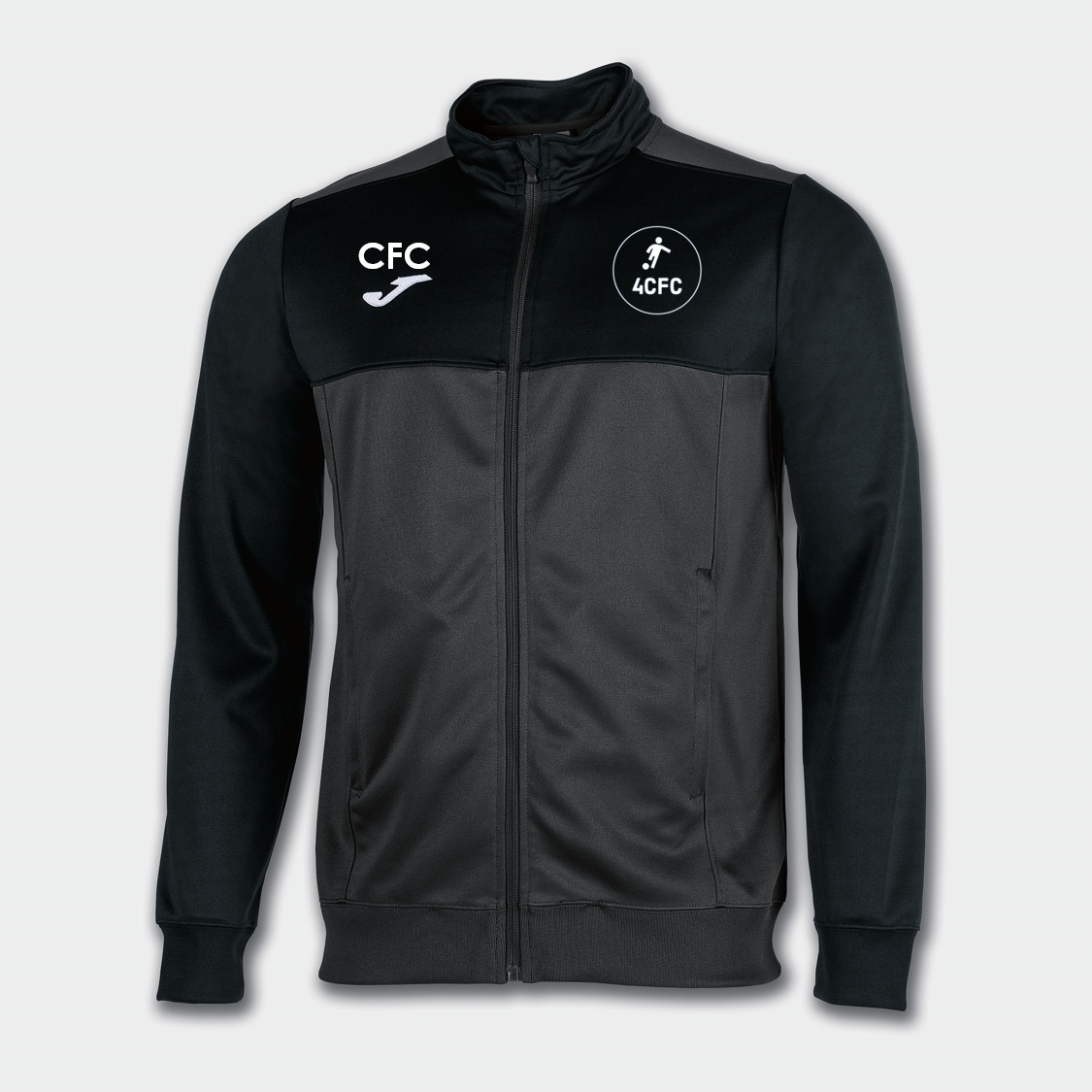 4CFC Academy Jacket Grey/Black Adult (Winner)