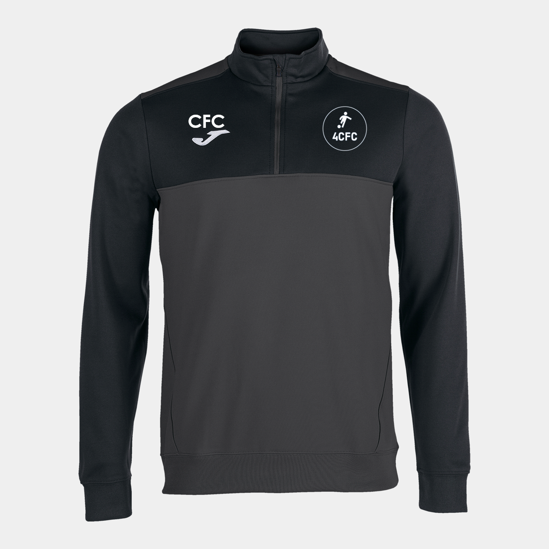 4CFC Academy 1/4 Zip Grey/Black Junior (Winner)