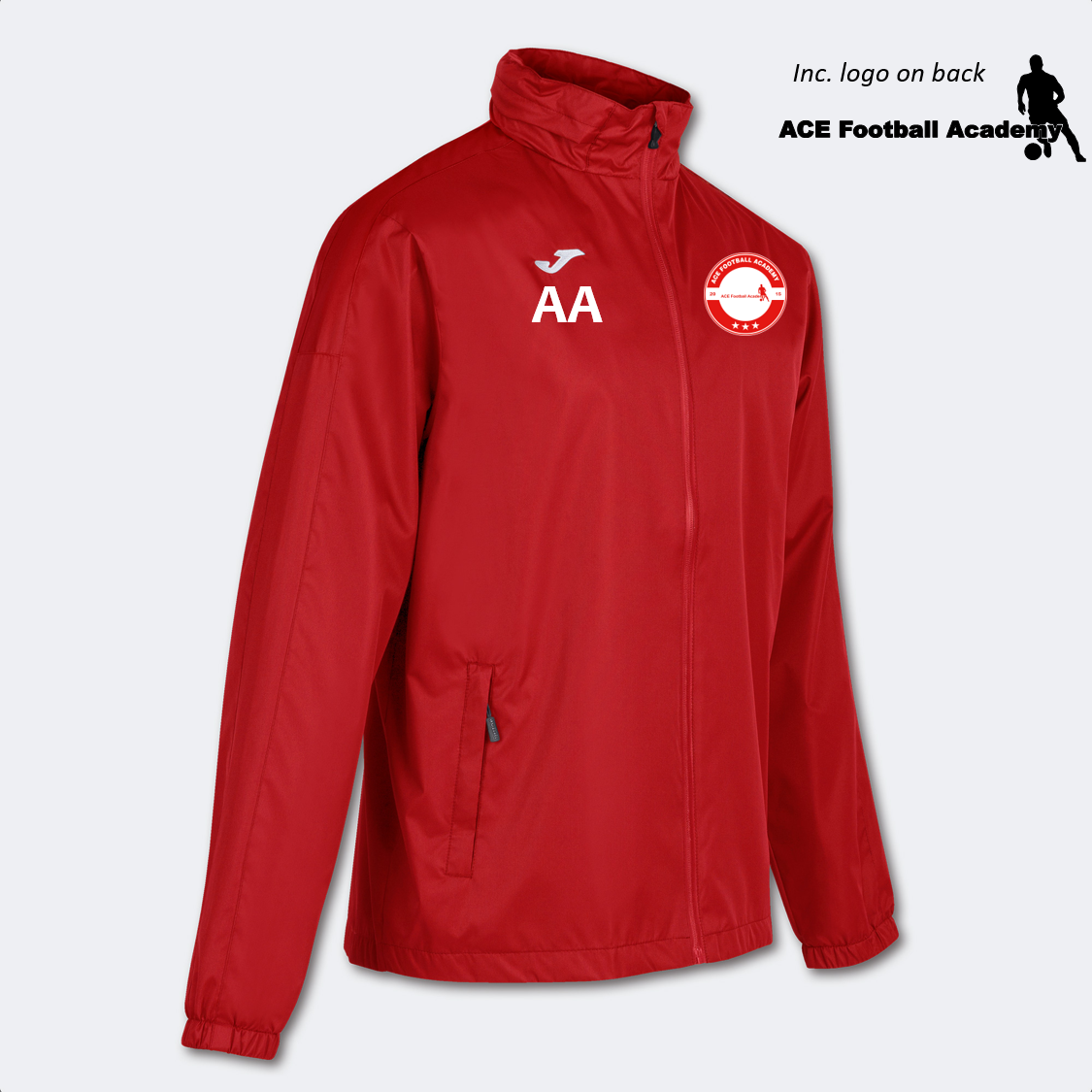 ACE Football Academy Rain Coat Red Junior (Trivor)