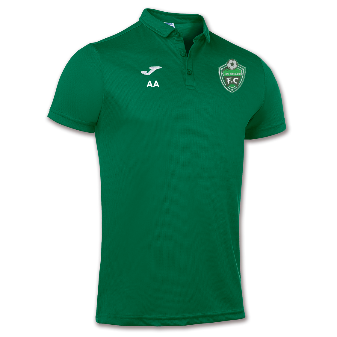 Amici Athletic Polo Shirt Adult Green (Hobby)