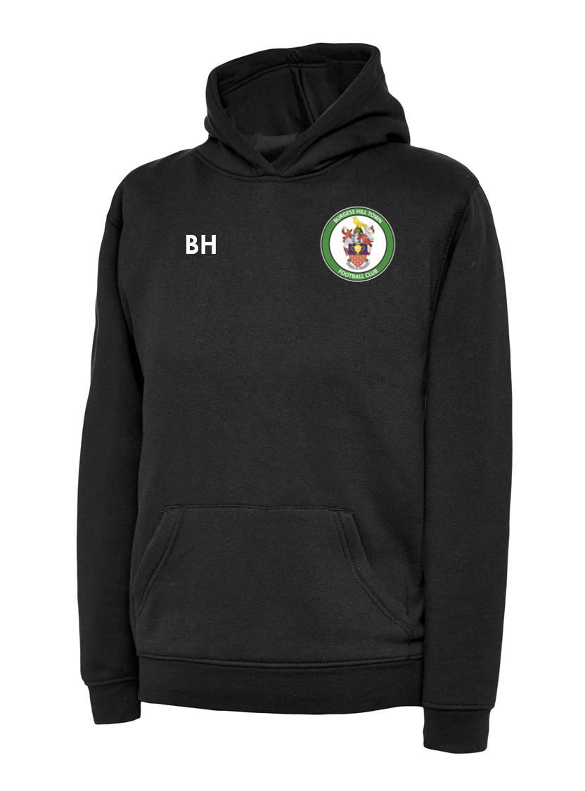 Burgess Hill Town FC Hoody Black Junior (Uneek)