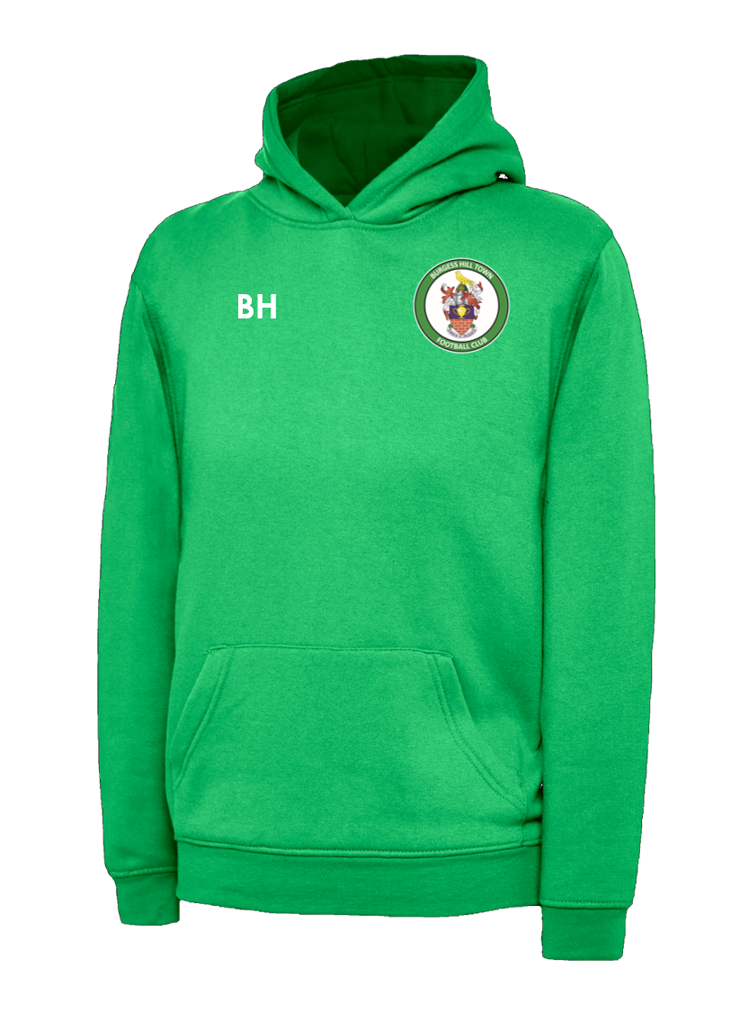 Burgess Hill Town FC Hoody Green Junior (Uneek)