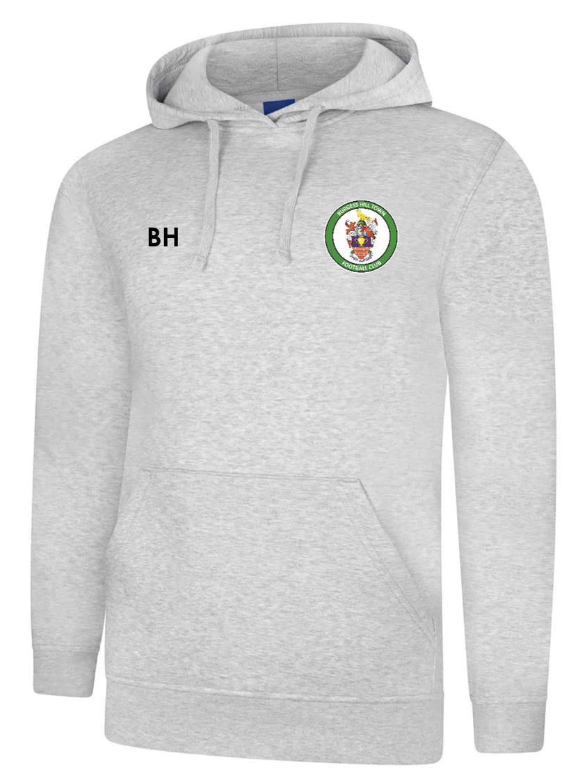 Burgess Hill Town FC Hoody Adults Grey (Uneek)