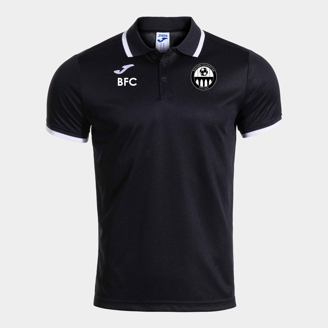 Balcombe FC Polo Shirt Black/White (Premium)