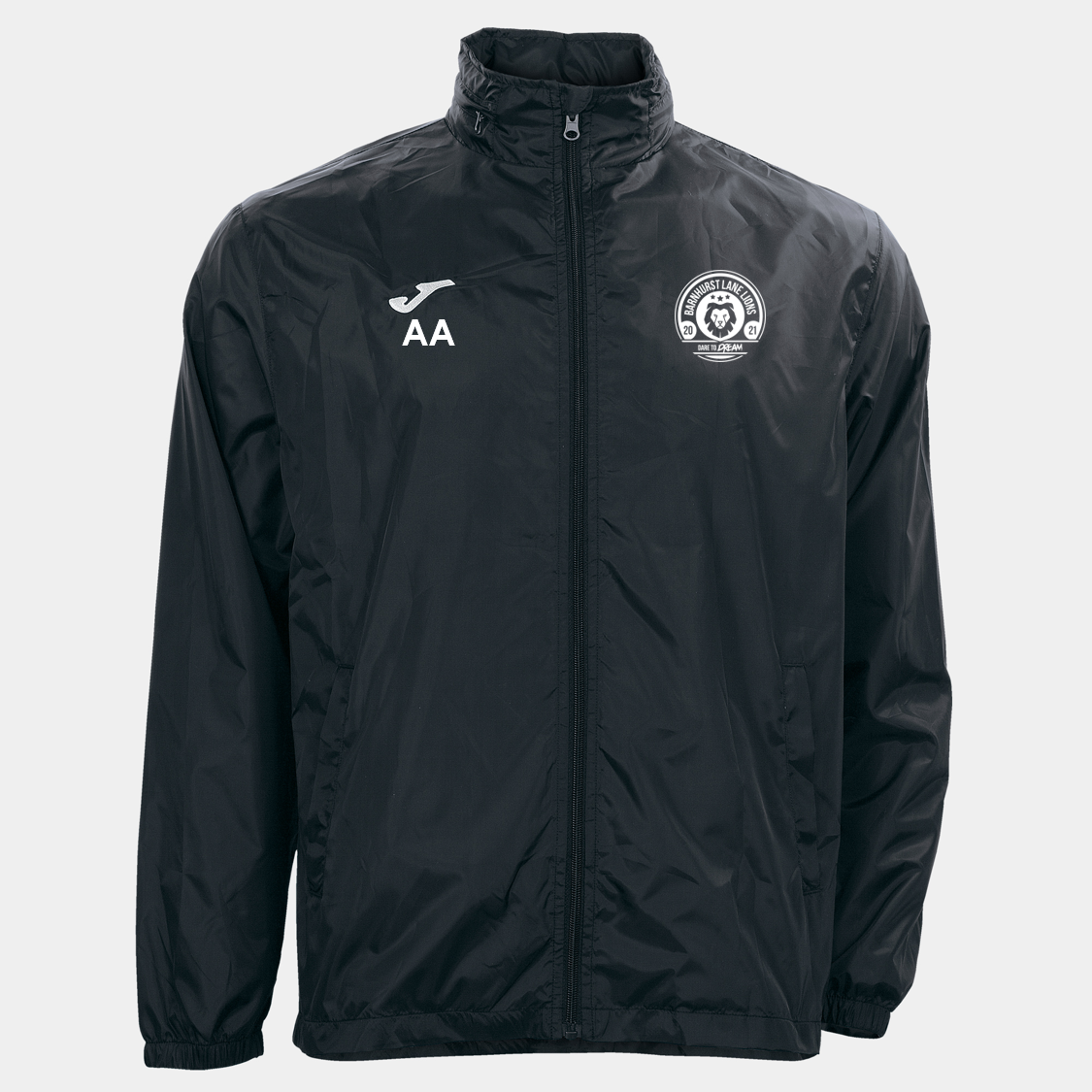 Barnhurst Lane Lions FC Shower Jacket Adult Black (Rain)