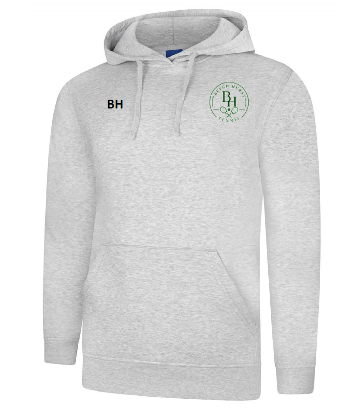 Beech Hurst Tennis Hoody Heather Grey Adult (UC)