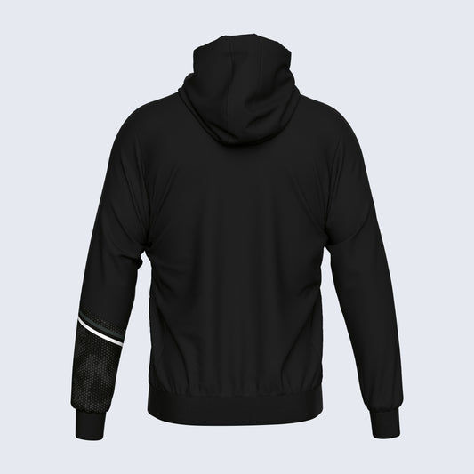 Errea Eber Zip Hoodie Black Junior