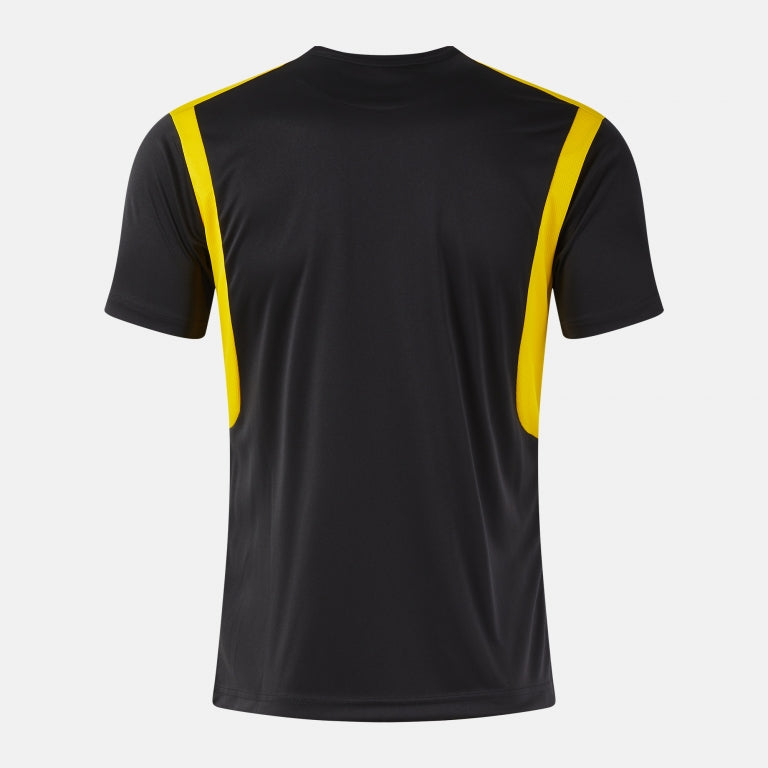 Joma Winner 4 Tee Black Yellow Junior