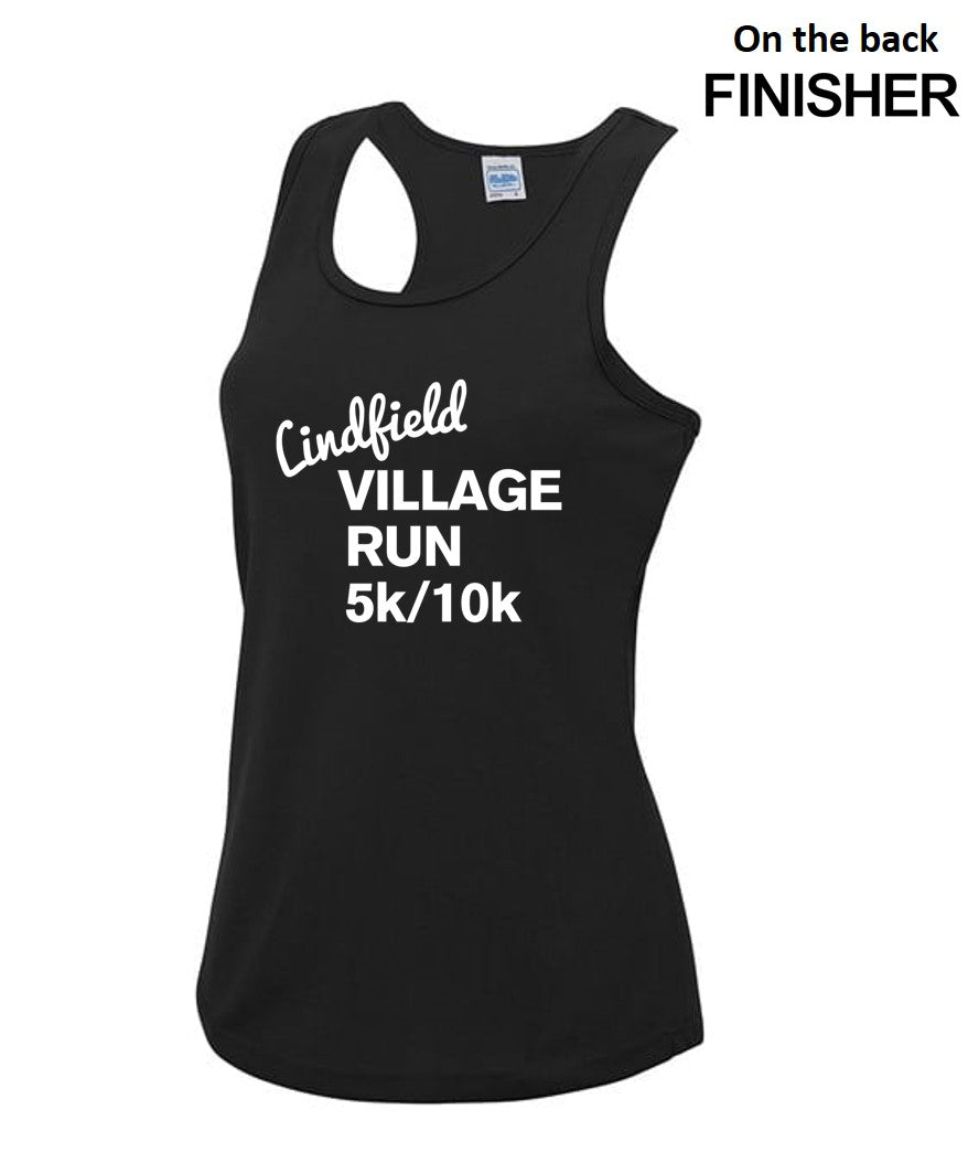Lindfield Village Run Vests Black Women