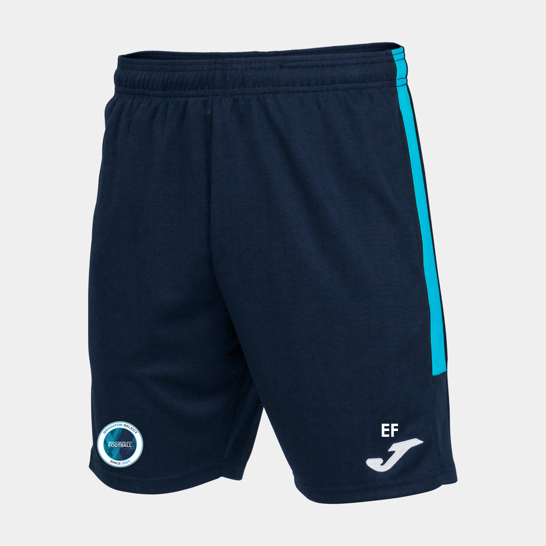 Brighton Select Football Pocket Shorts Navy/Turq Junior (Eco)