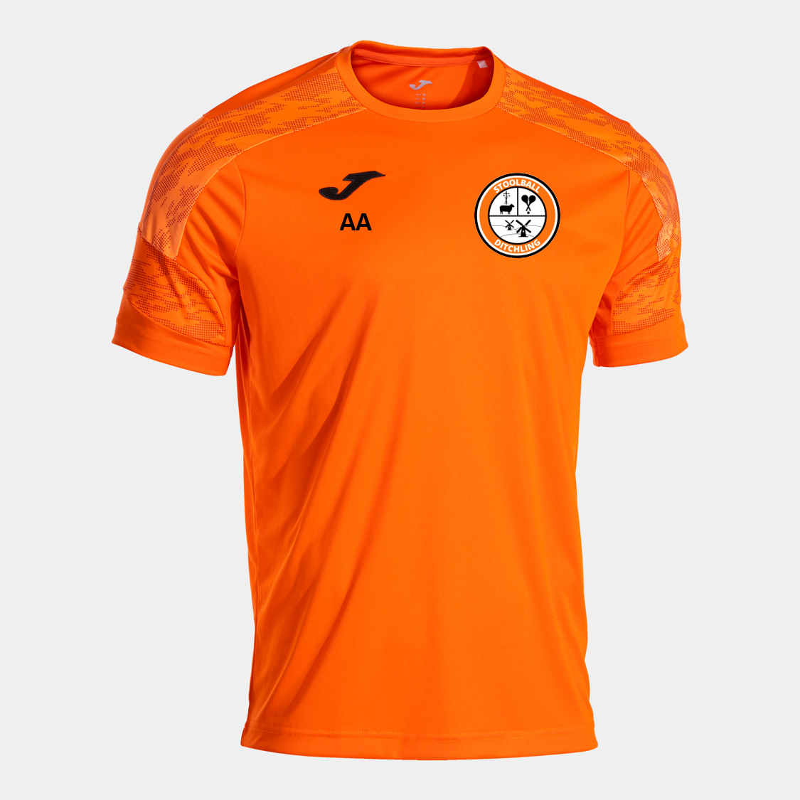Ditchling Stoolball Mens Tee Orange (C8)