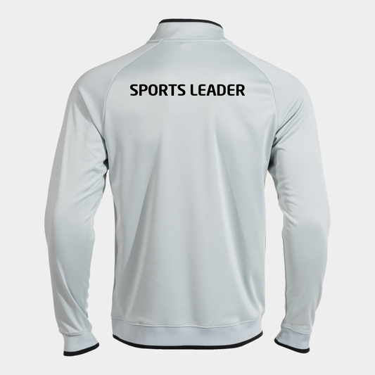 Downlands Community School Sports Leader 1/4 Zip Light Grey/Black Junior (Combi Prem)