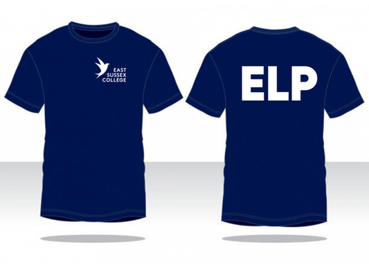 East Sussex College ELP Tee Navy (UC)