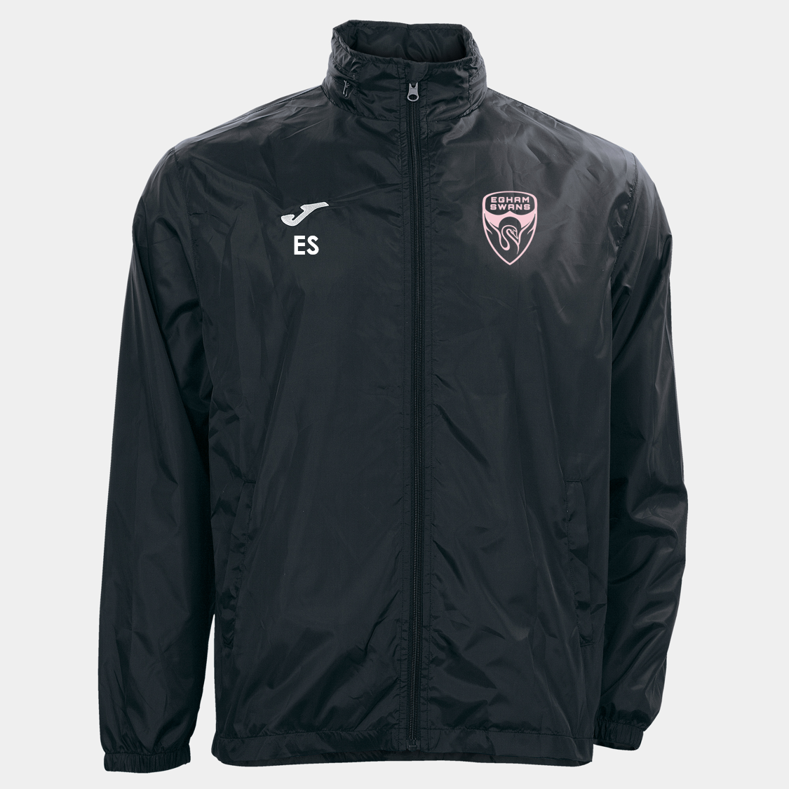 Egham Swans FC Shower Jacket Black Junior (Rain)