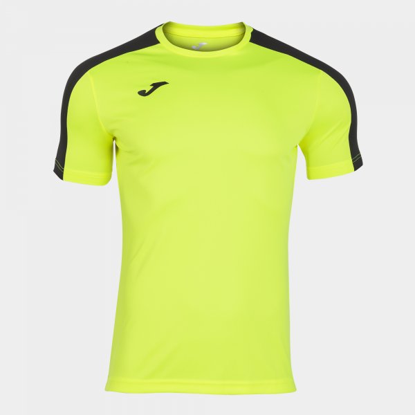 Joma Academy III Fluorescent Yellow Black Tee Junior