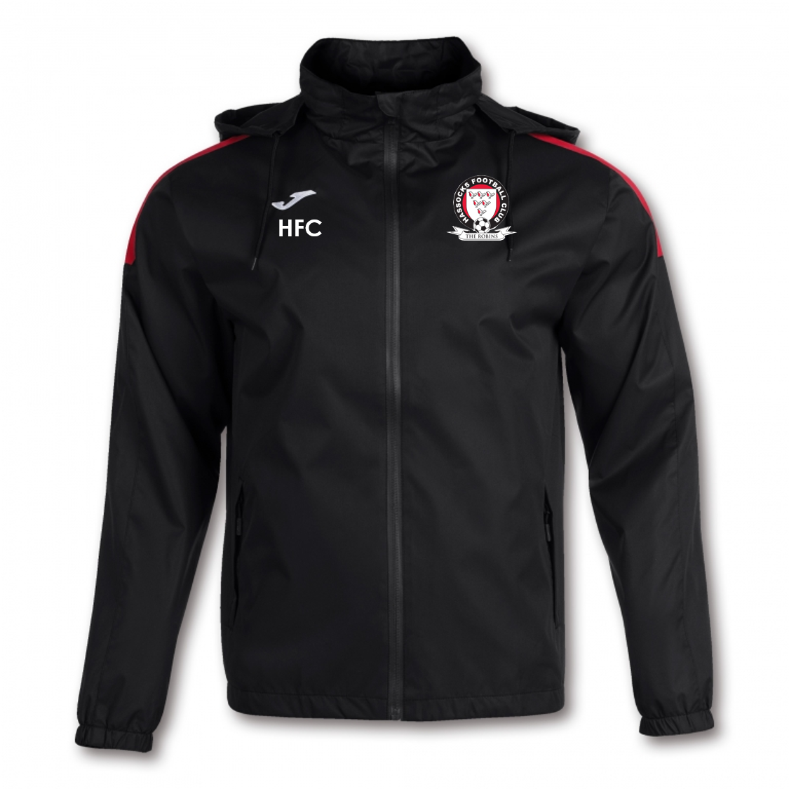 Hassocks FC Winter Coat Black Adults (Trivor)