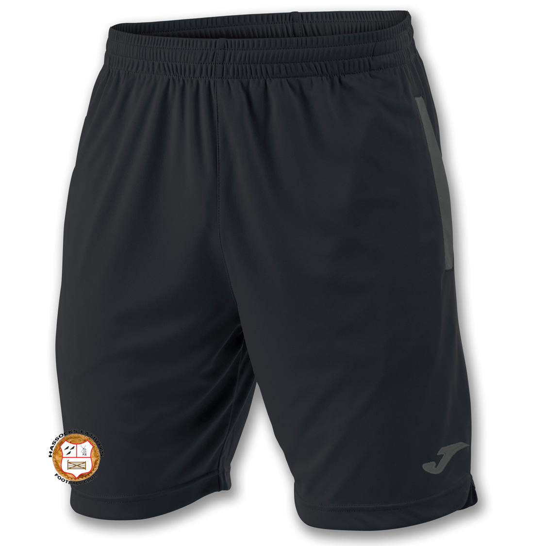 Hassocks Fatboys FC Pocket Shorts Black/Grey (Miami)