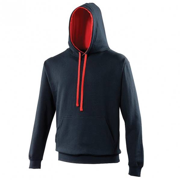 Hassocks Junior FC Hoody Navy/Red Adult (Varsity)