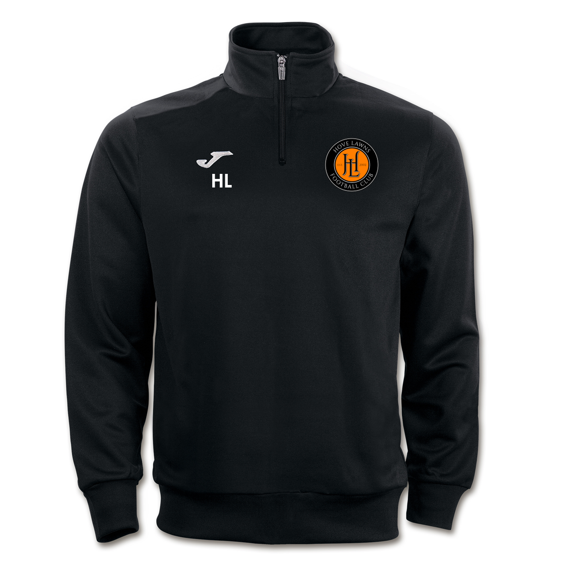Hove Lawns FC 1/4 Zip Black (Faraon)