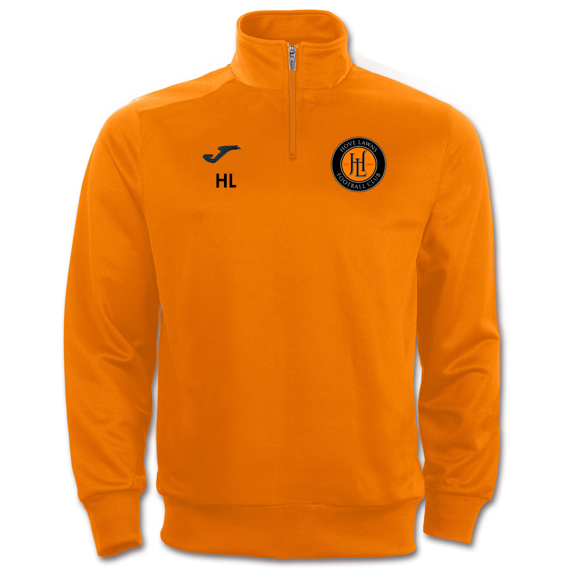 Hove Lawns FC 1/4 Zip Orange (Faraon)