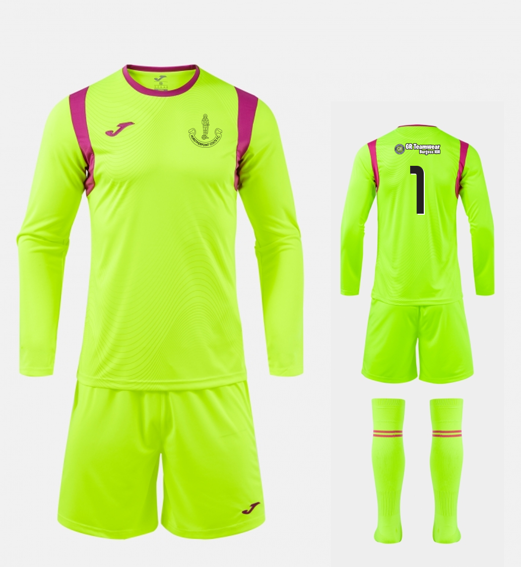 Hurstpierpoint Colts FC GK Match Set Junior Yellow (Zamora XI)