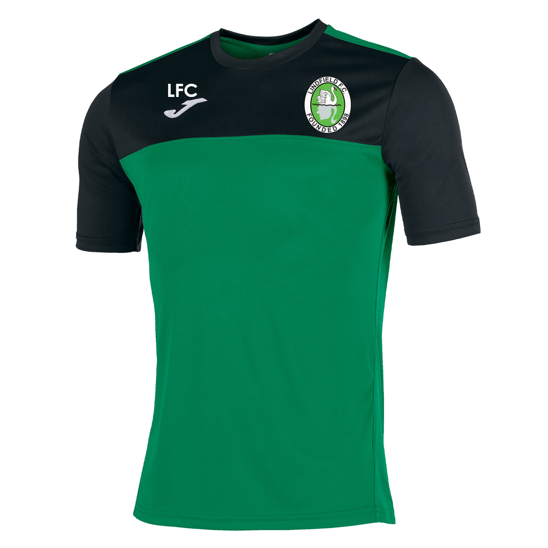 Lindfield FC Tee Black/Green Adult (Winner)