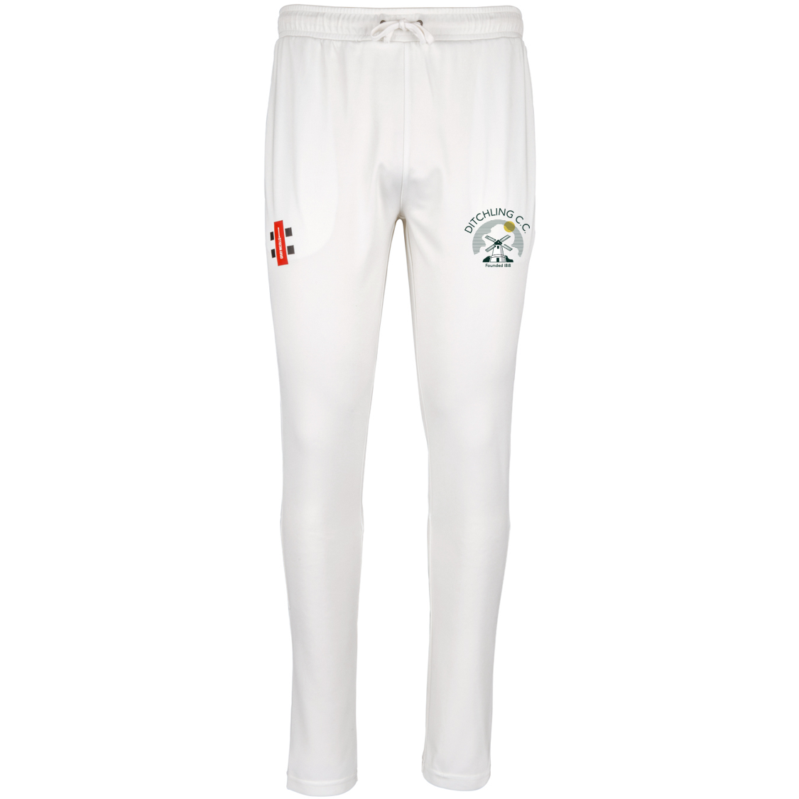 Ditchling Cricket Club Seniors Match Trousers Ivory Adult (Matrix V2)
