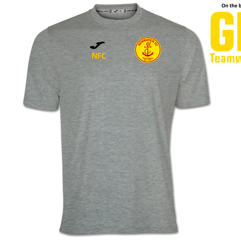 Newhaven FC Coaches Tee Grey Adult (Combi)