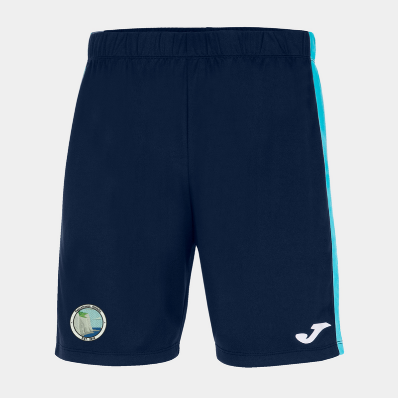 Peacehaven Athletic FC Away Match Shorts Navy/Turq (Maxi)