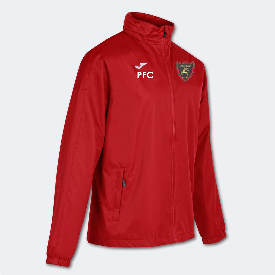 Petworth FC Rain Jacket Red Junior (Trivor)