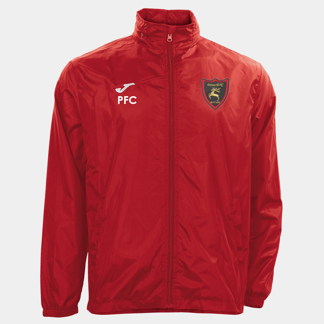 Petworth FC Shower Jacket Red Junior (Rain)