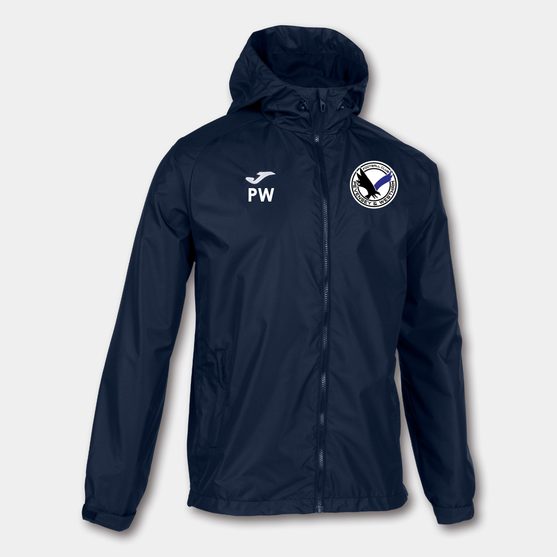 Pevensey & Westham FC Rain Jacket Navy Junior (Cervino)
