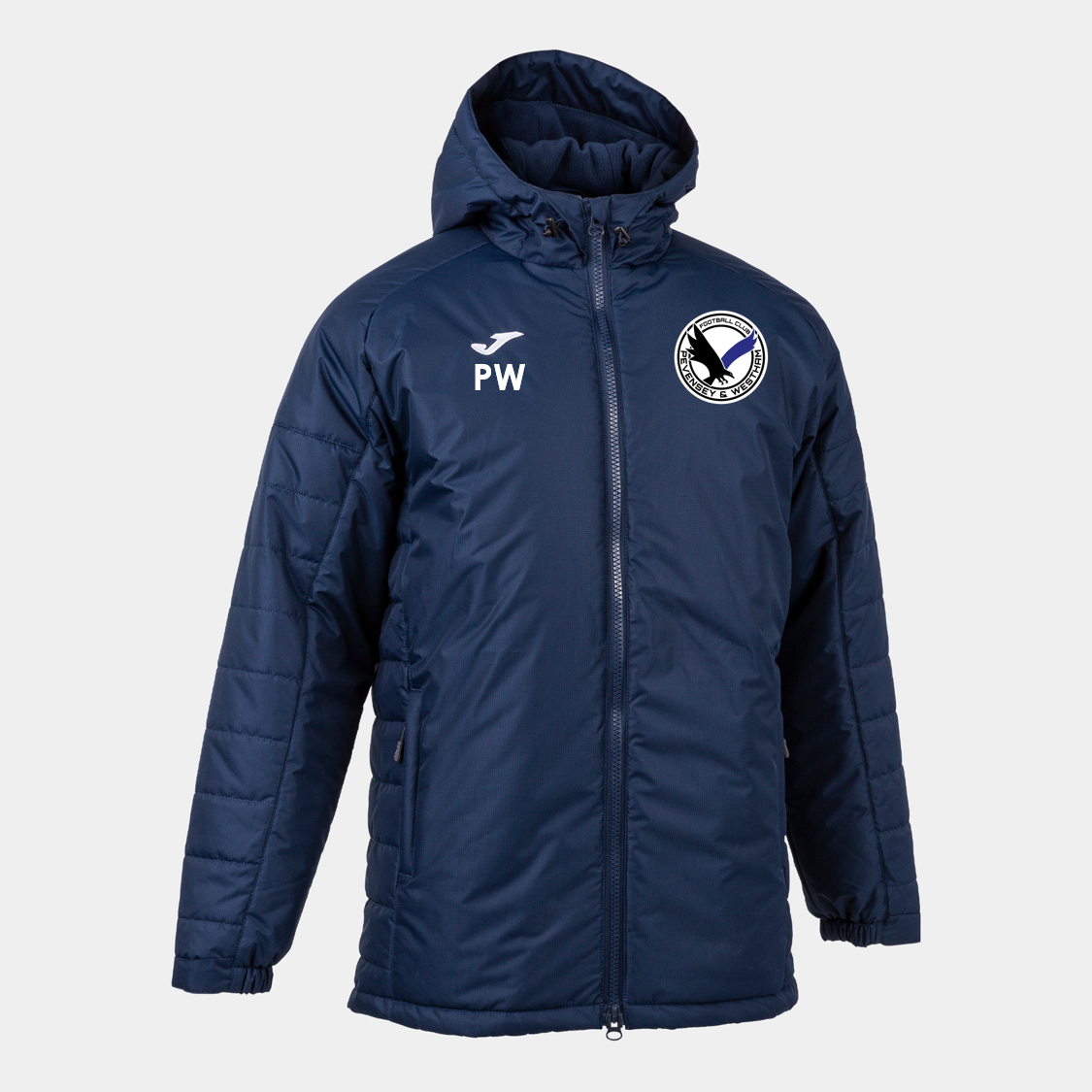 Pevensey & Westham FC Big Winter Coat Navy Adult (Cervino)
