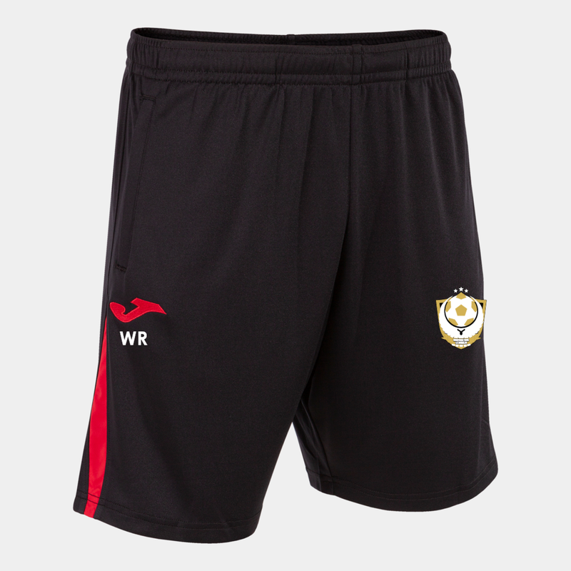 Whitehawk Rangers FC Pocket Shorts Black/Red (C7)