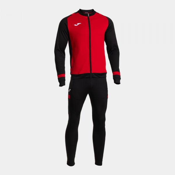 Joma Lider Tracksuit Red Black Junior