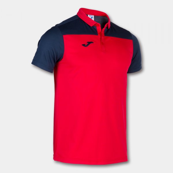 Joma Hobby II Polo Red Navy Adult
