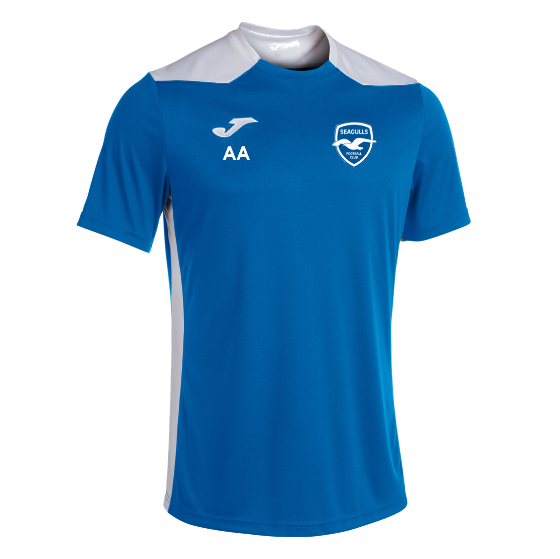 Seagulls FC Players Tee Royal/White Junior (C7)