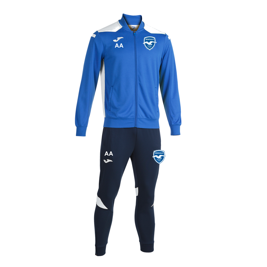 Seagulls FC Players Tracksuit Royal/White/Navy Adult (C7)
