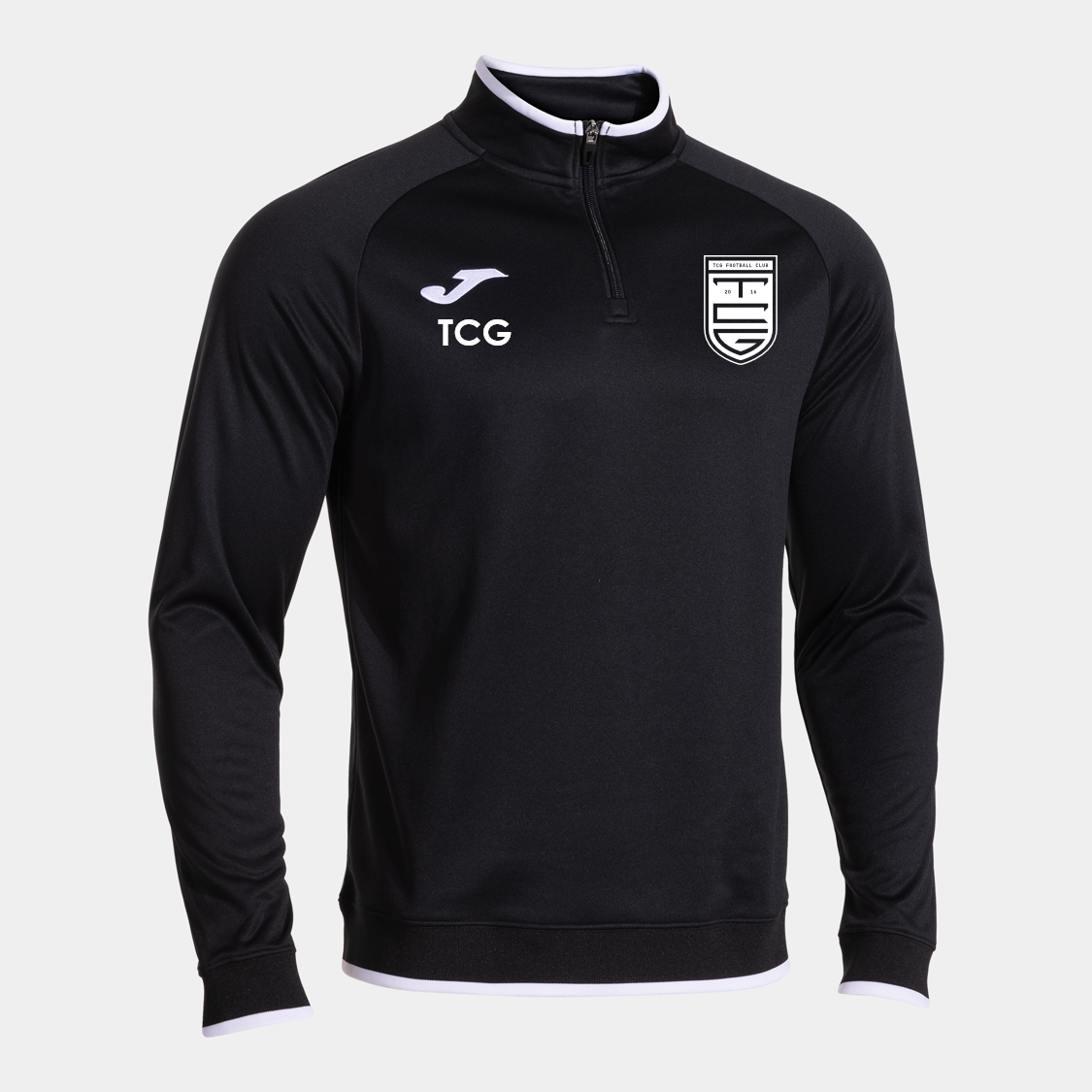 TCG Training 1/4 Zip Black Junior (Combi Prem)