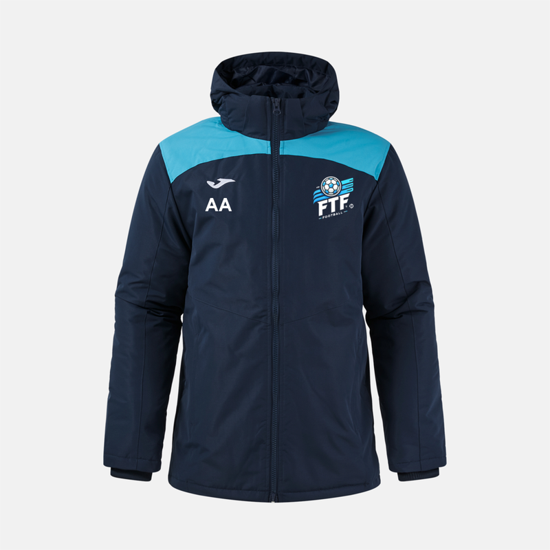 FTF Midlands Winter Coat Navy/Turq Junior (Trivor 2)