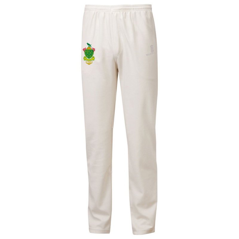 Burgess Hill Cricket Club Match Trousers White Adult (Ergo)