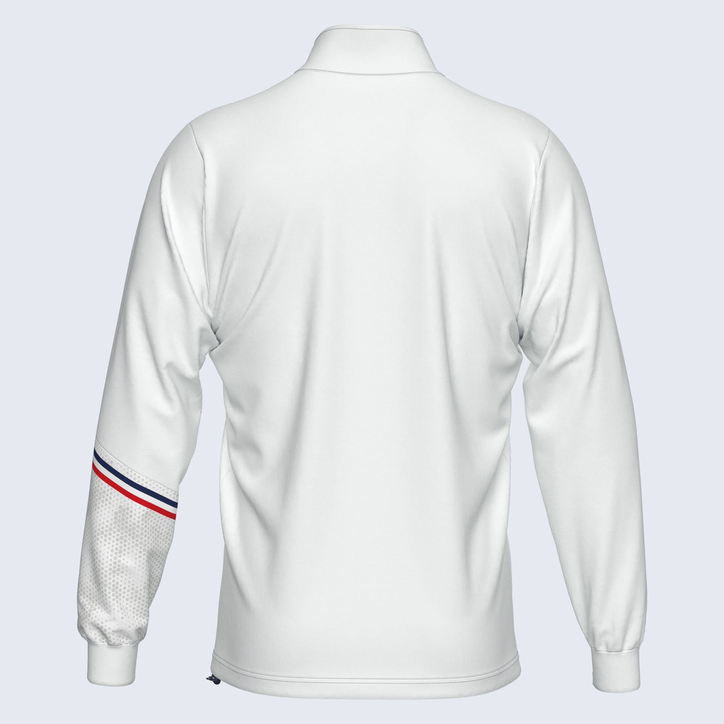 Errea Elias 1/4 Zip White Red Junior