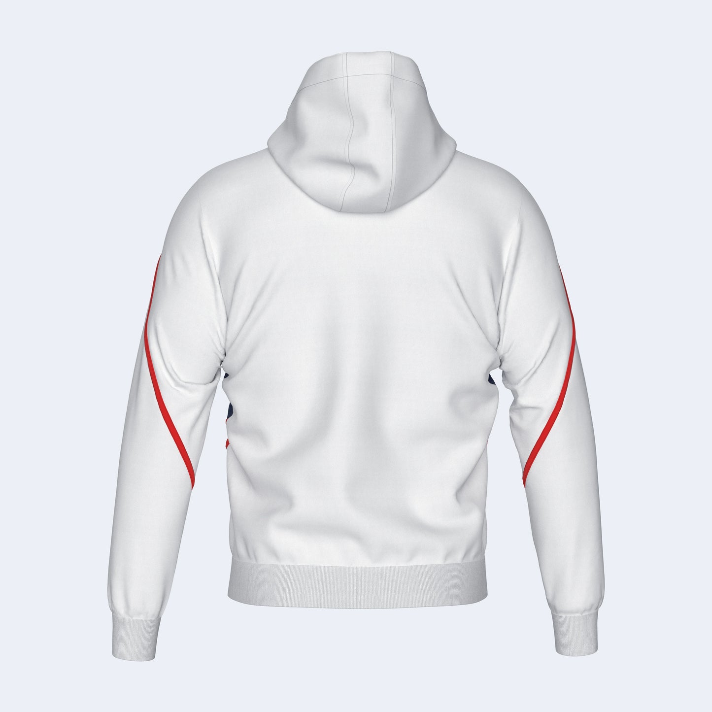 Errea Clancy Zip Hoodie White Navy Junior