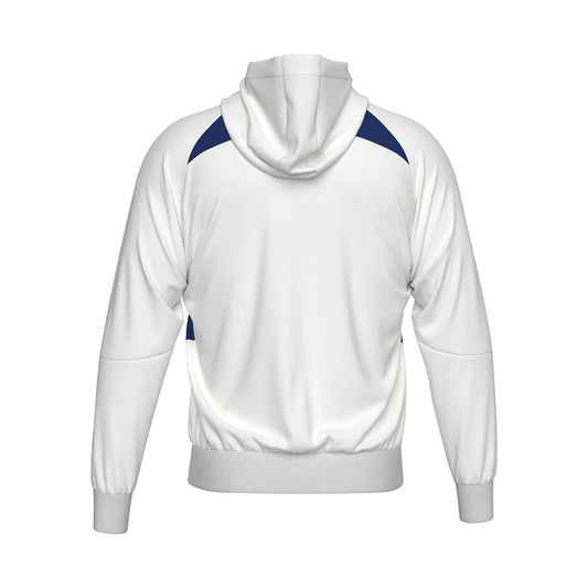 Errea Aris Zip Hoodie White Junior
