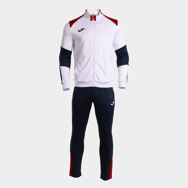 Joma Danubio VI Tracksuit White Navy Red Junior