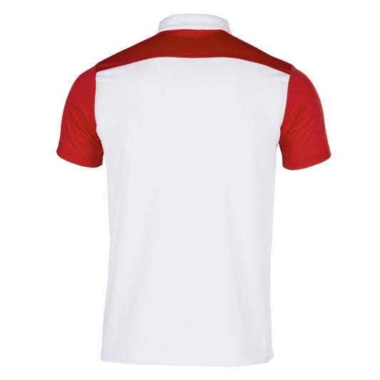 Joma Hobby II Polo White Red Junior