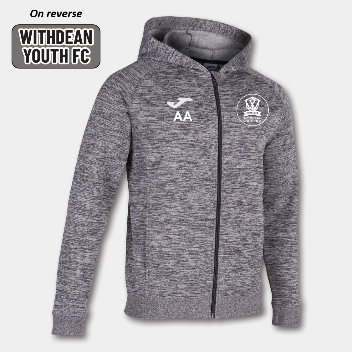 Withdean Youth FC Training Hoody Grey Junior (Menfis)