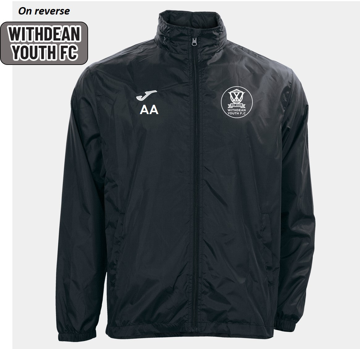 Withdean Youth FC Shower Jacket Black Junior (Rain)