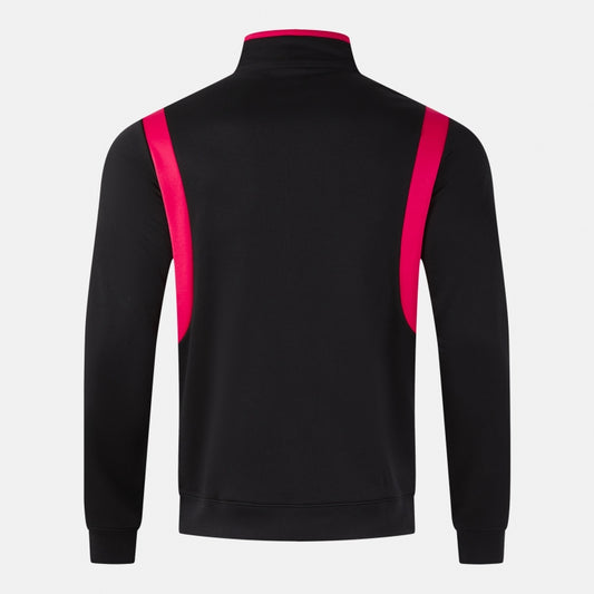 Joma Winner 4 1/4 Zip Black Fuchsia Adult
